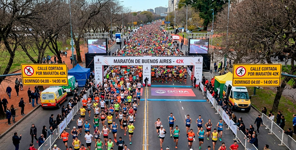 Dónde y a qué hora serán los cortes por la Maratón 42K