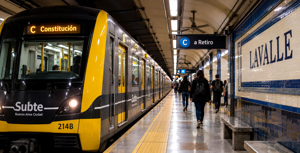 La estación de subte Lavalle cierra por obras y la Línea C cambia la rutina de miles de pasajeros desde este lunes – Ciudad Capital | Diario digital de Buenos Aires