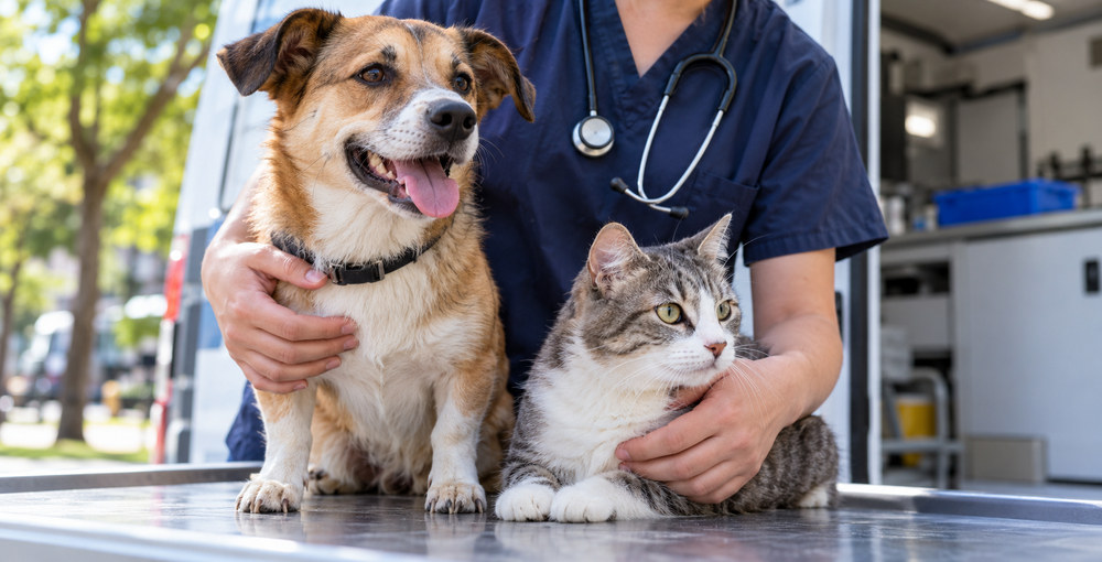 Consultas veterinarias gratuitas en la Ciudad de Buenos Aires desde el 1.º de noviembre, con móviles de atención clínica básica para perros y gatos que recorrerán las 15 comunas porteñas, de lunes a sábado, con turno previo mediante Animales BA.