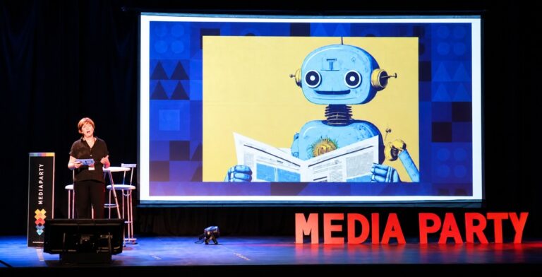 Media Party Buenos Aires reúne a periodistas y especialistas para debatir sobre inteligencia artificial, desinformación y el futuro de los medios.